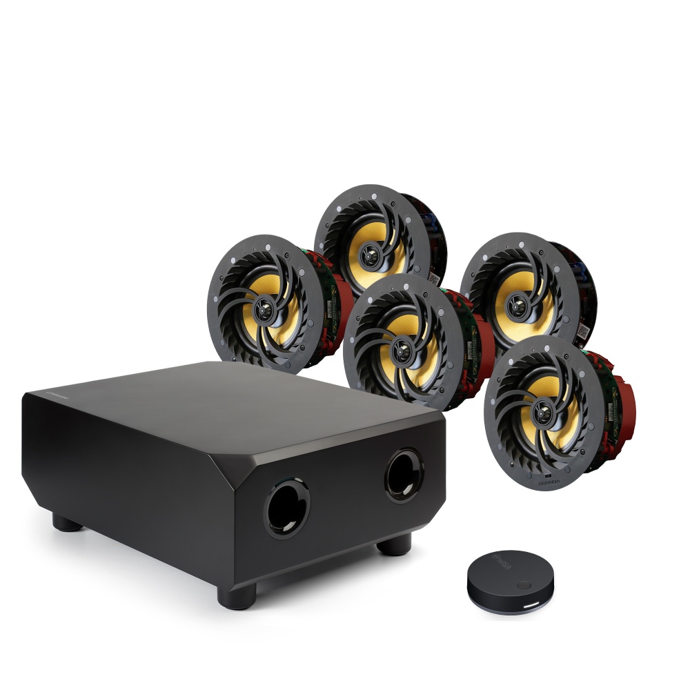 5.1 Wireless In-Ceiling Surround Sound Cinema Kit - With WiSA